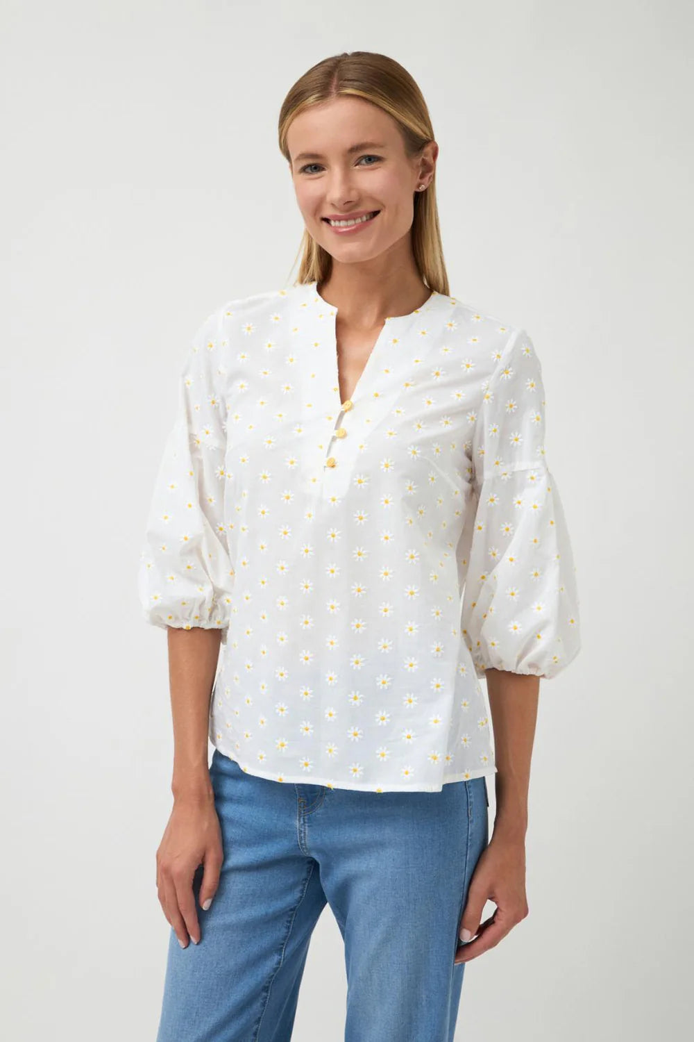 Chemise floral en coton