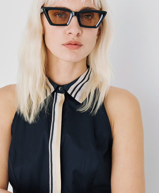 Robe-Chemise Évasée à Ceinture Amovible