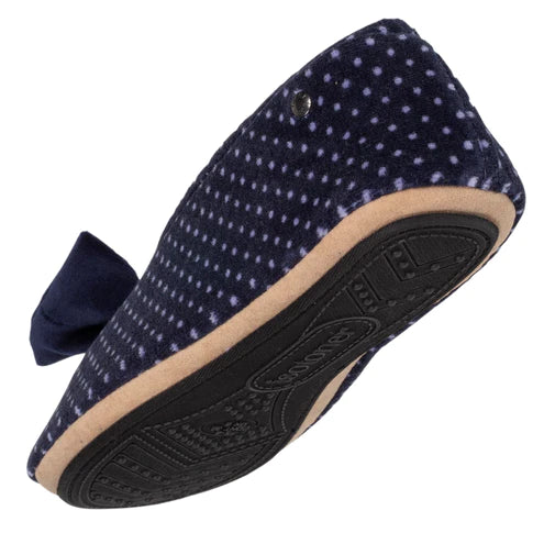 Chaussons ballerines en velours bio