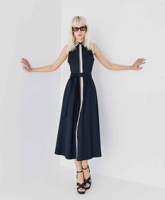 Robe-Chemise Évasée à Ceinture Amovible