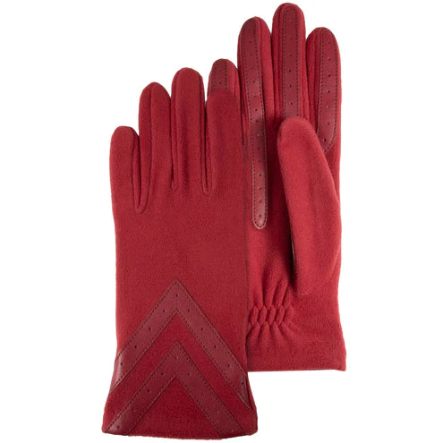 Gants Isotoner femme tactiles en polaire recyclée