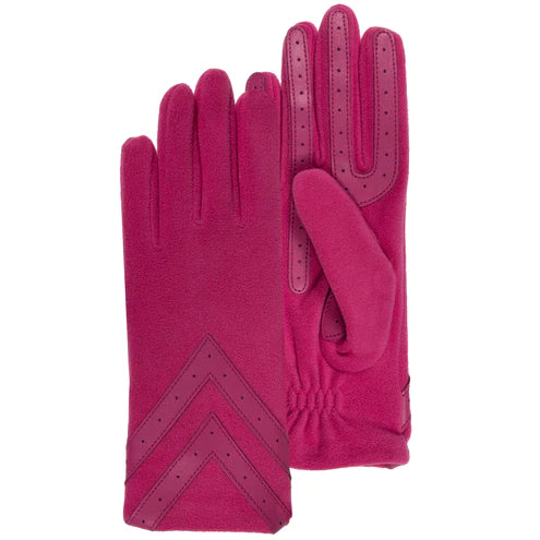 Gants Isotoner femme tactiles en polaire recyclée