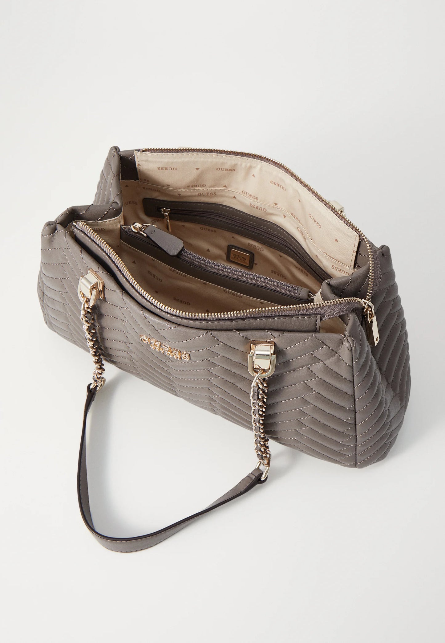 Sac à main Taupe Guess