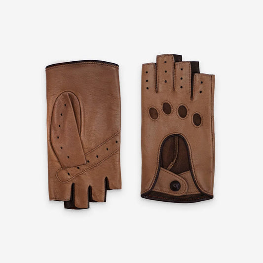 Gants de conduite mitaines cuir agneau